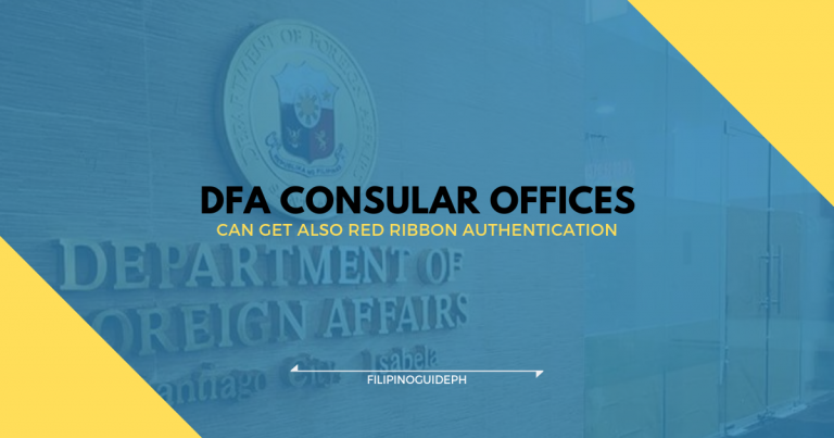 DFA Branches of Consular Offices Where you Can Get a Red Ribbon Authentication