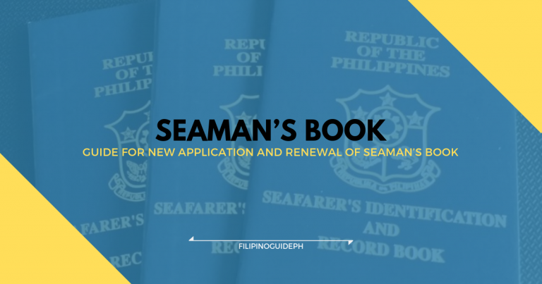 Guide for New Application and Renewal of Seaman’s Book