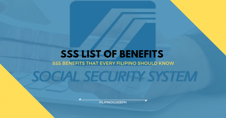 2019 SSS Contribution Table and SSS Benefits that Every Filipino Should Know