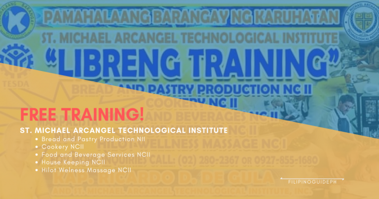 Libreng Training sa St. Michael Arcangel Technological Institute