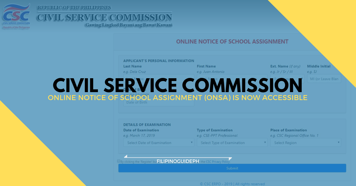 The Online Notice of School Assignment (ONSA) is now Accessible Online