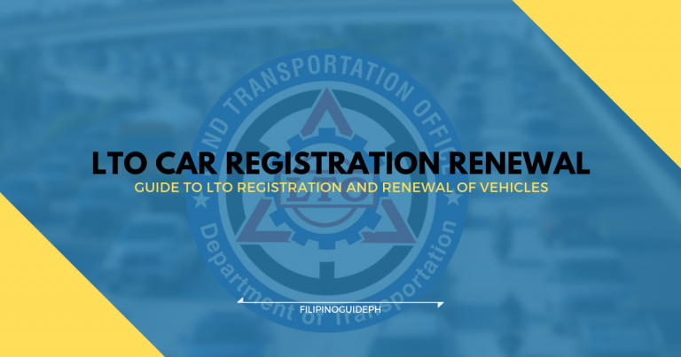 Guide to LTO Registration and Renewal of Vehicles