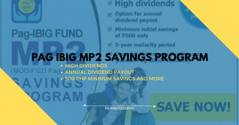 Benefits in Saving on MP2 Pag IBIG Program
