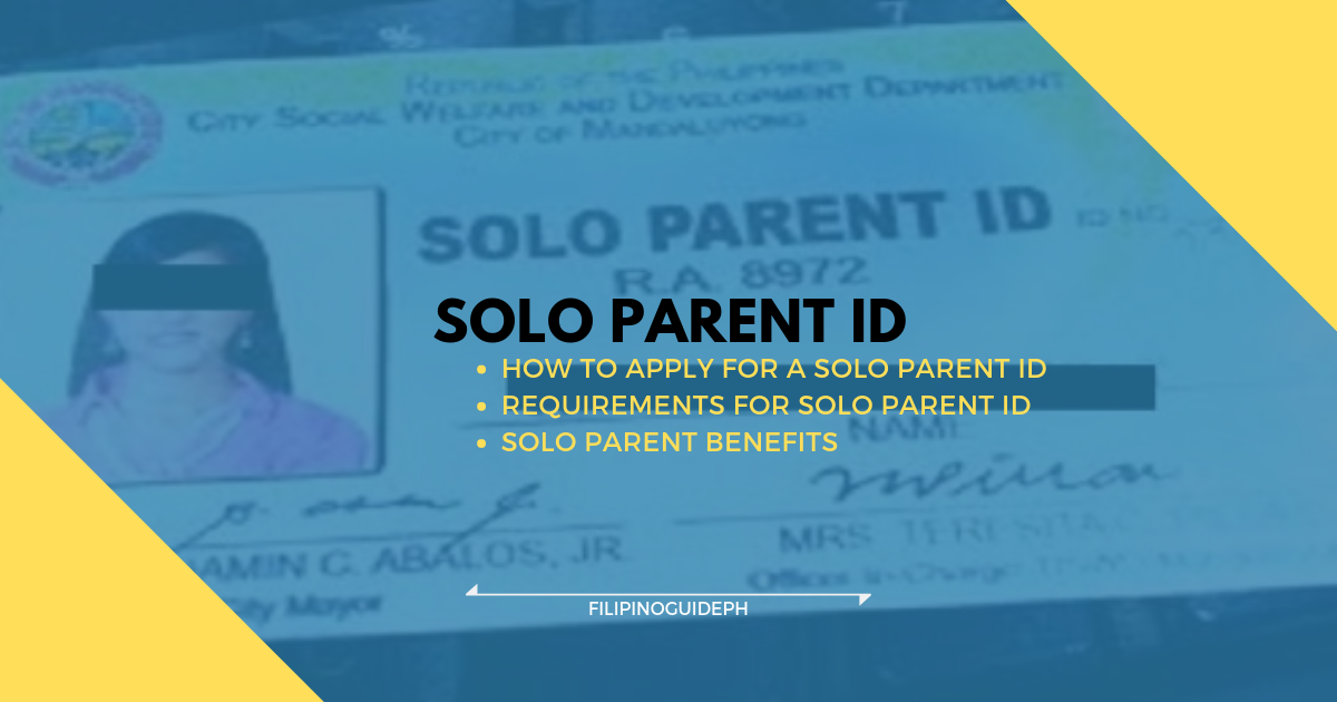 How to Apply for a Solo Parent ID