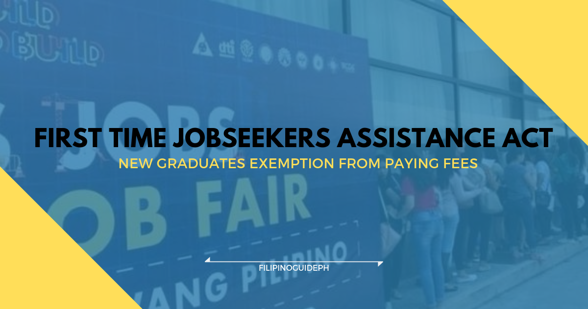 Bill Exempting New Graduates from Fees when Applying for Work Signed by Pres. Duterte