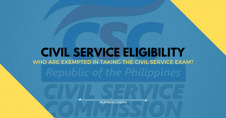 11 Eligibilities to be Exempted in Civil Service Exam | Who are They?