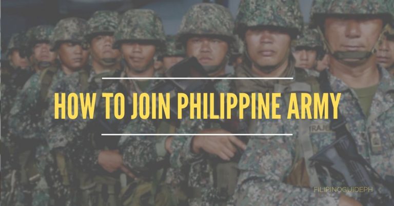 How to Join Philippine Army | Qualifications, Requirements and Procedures