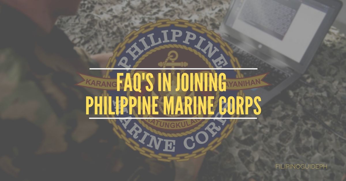 How to Join Philippine Marine Corps | FAQ’s