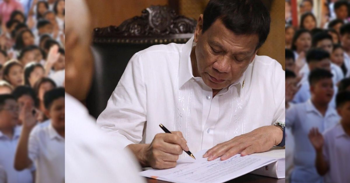 President Duterte Signs Student Fare Discount Law and Get 20% Discount