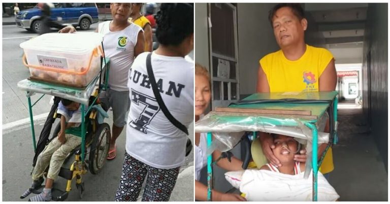 Look: Couple Selling Empanada with Sick Son goes Viral