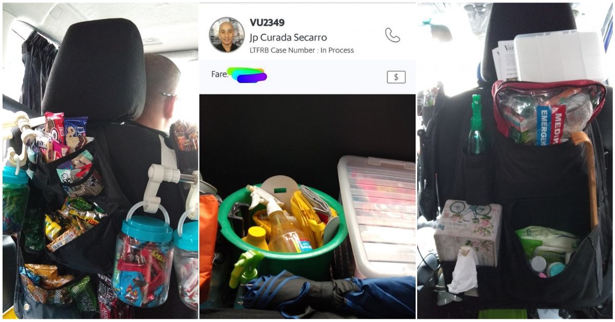 Get Amaze to this Grab Driver with Food, Medicine, Clothes, and Chamber Pot ready for Passengers