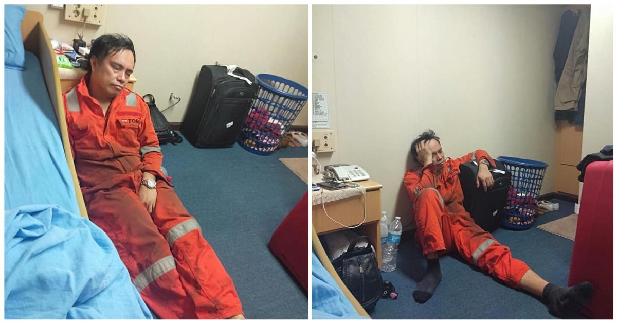 Look: Photos of an Exhausted Seaman Went Viral