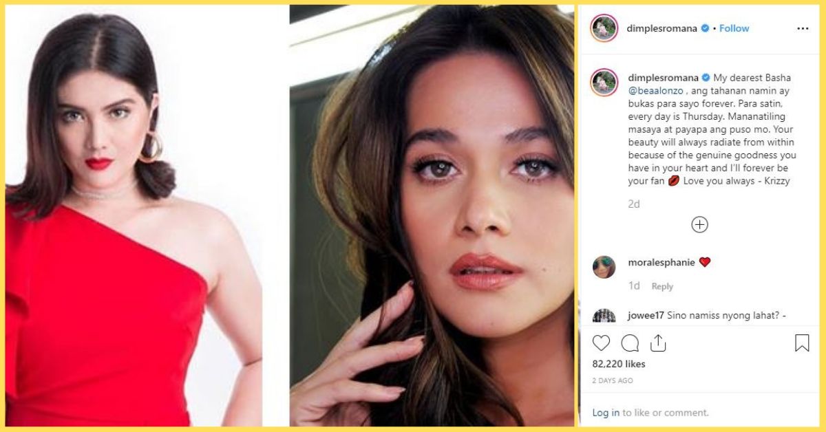 Netizens Reacts on Dimples Romana’s Heart-Touching Message for Bea Alonzo