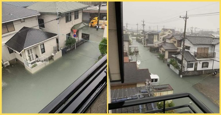 Clean Flood Water in Japan Attracts the Attention of Netizens