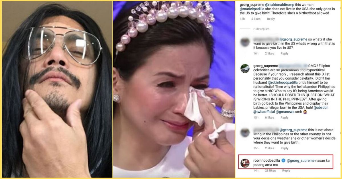 Robin Padilla lost his Temper after the Basher Comments to his Pregnant wife Mariel Padilla