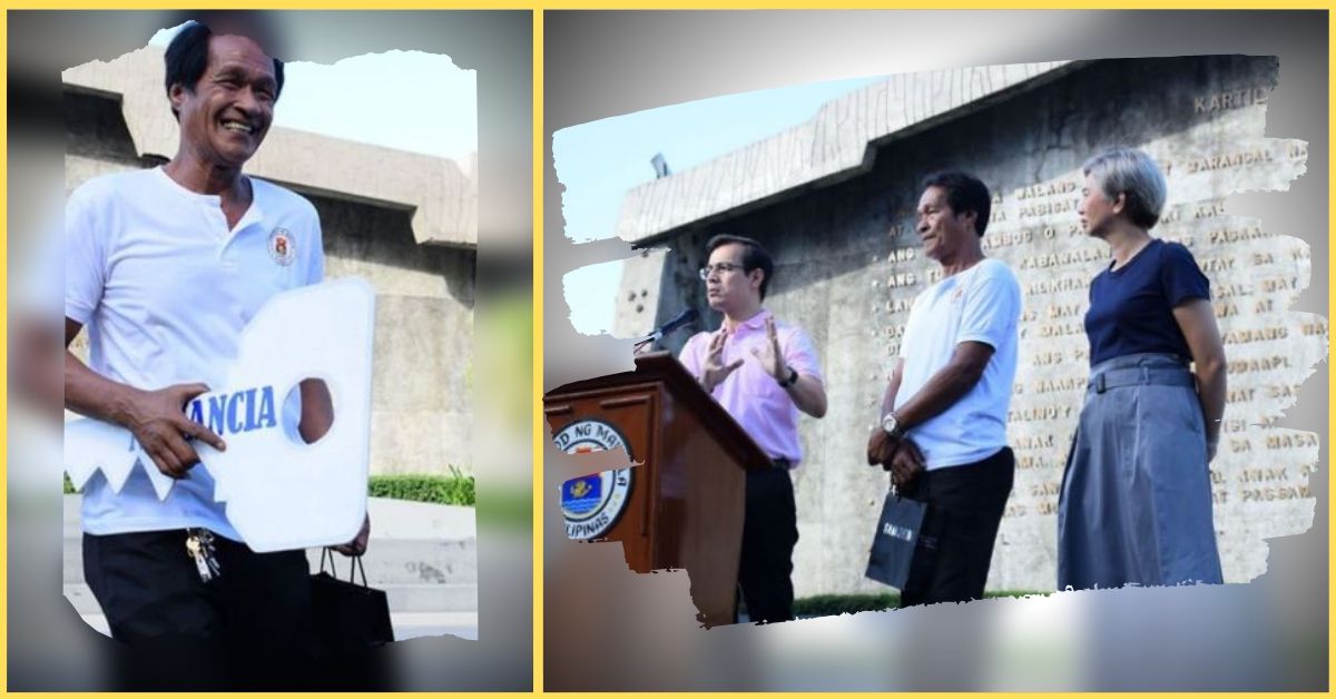 Look: Manila Mayor Isko Moreno Surprises Manila City Janitor with “Libreng Pabahay” for His 33 Years Service