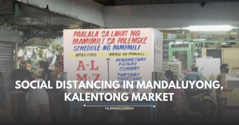 Steps to a Better Social Distancing Implemented by Kalentong Market