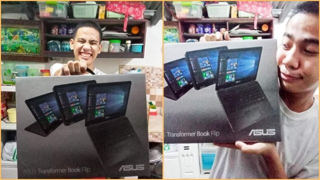 Student Who Stops from Schooling, Surprised by his Professor with a New Laptop