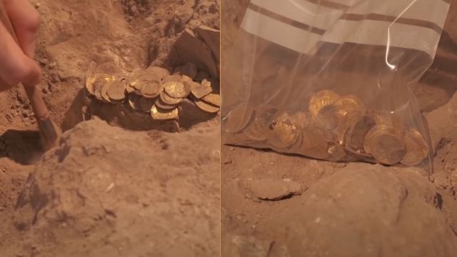 1,100 Year-Old Pure Gold Coins Found by Two Teenagers in Israel
