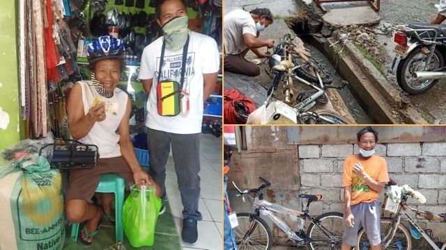 Matandang Lalaki, Nabigyan ng Bagong Bisikleta at Dinagsa ng Tulong Pagkatapos Mag Trending sa Social Media