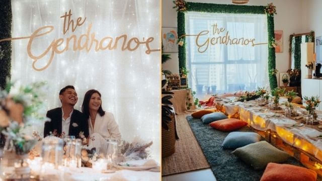 DIY wedding set-up na mala fairytale sa ganda, ibinahagi ng Pinoy couple sa Dubai na umabot lamang sa 40k ang gastos
