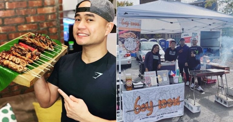 Filipino Street Foods benebenta ng isang Pinoy sa New York at kumikita ito ng halos milyong piso kada buwan