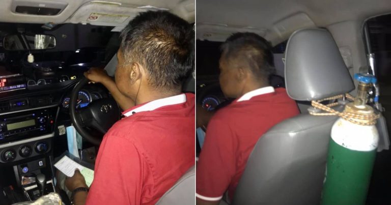 Nanlumo ngunit kinabiliban ang Taxi driver na ito ng mga netizen sa kanyang determinasyon sa kabila ng kanyang kalagayan